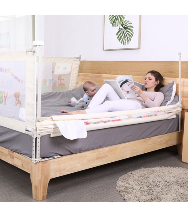 Intelligent Seven-speed Adjustable Baby Bed Fence Anti-fall Baby Guardrail Baby Bedside Baffle Universal Vertical Lift Baby Fenc