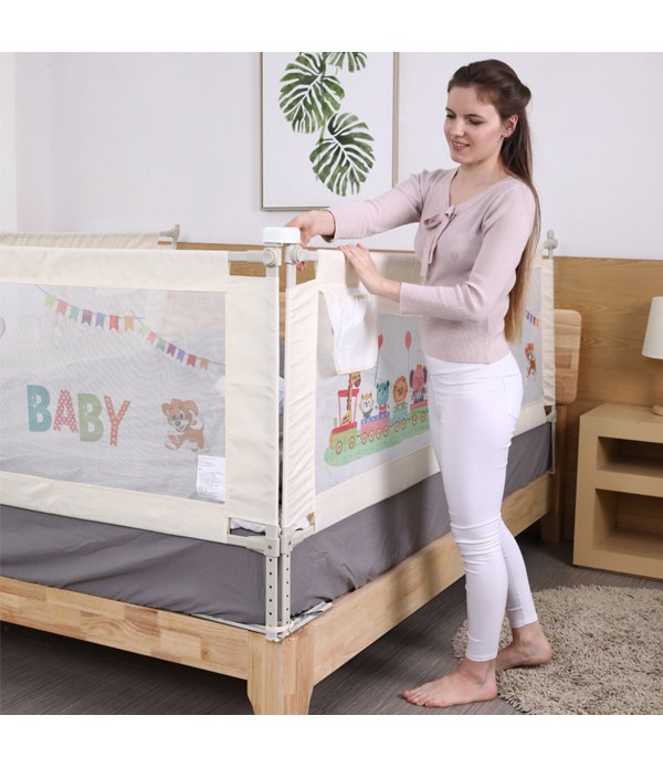 Intelligent Seven-speed Adjustable Baby Bed Fence Anti-fall Baby Guardrail Baby Bedside Baffle Universal Vertical Lift Baby Fenc