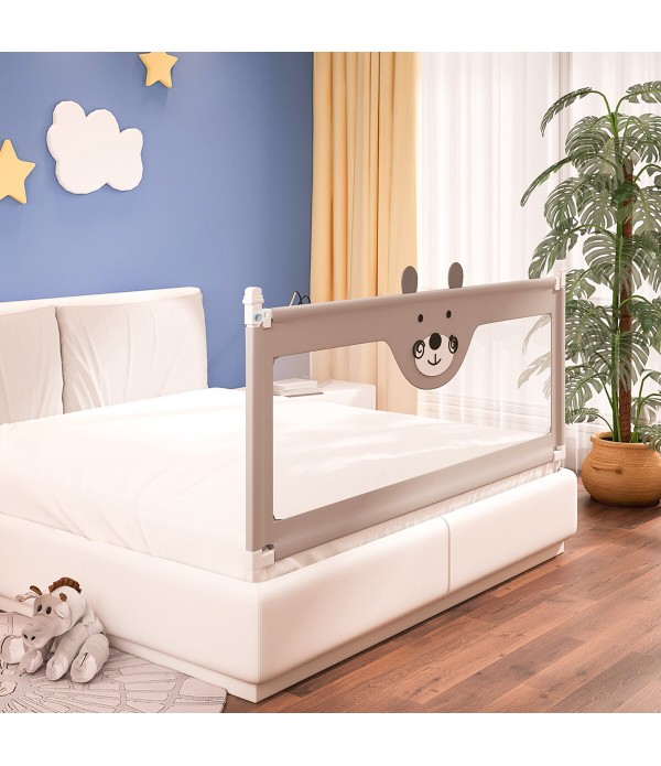 100CM Height Bed Rail/BedRail Kids Safety Cot Guard Protecte Set- 28Layer Adjust - 2m