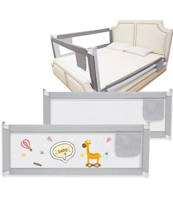 1.5M/1.8M/2M Child Bedguard Toddler Safety Bed Rai...