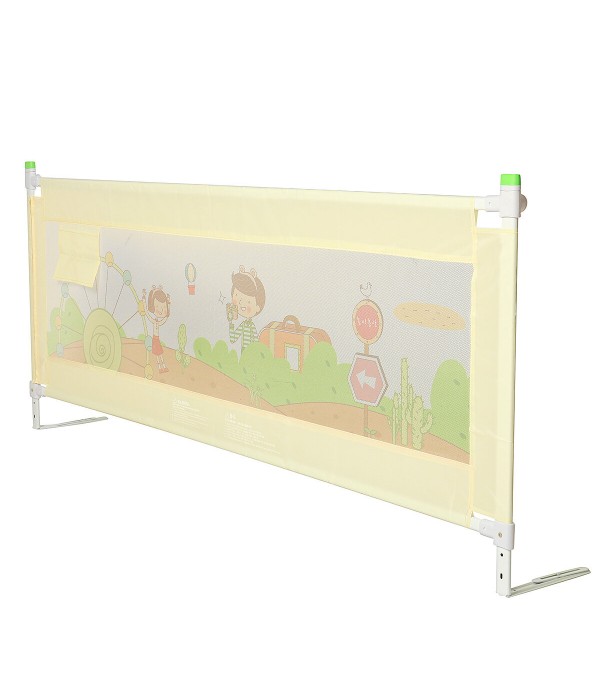 5 Adjustable Height Level Baby Bed Fence Safety Ga...