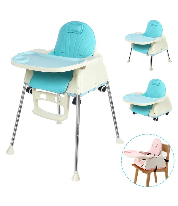 Children's Dining Chair Baby Eating Table BB Plastic Multifunctional Dining Chair Men and Women Baby Game Dining Chair Pulley Ga