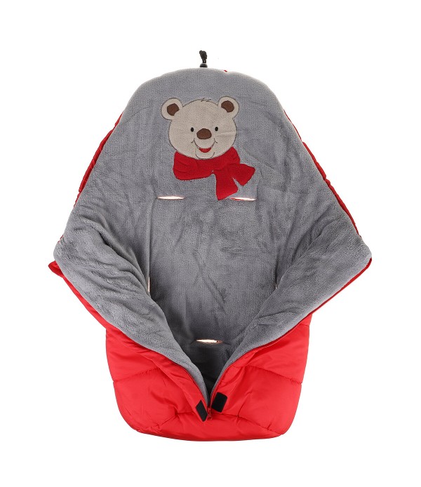 Baby Sleeping Bag Universal Baby Stroller Blanket Waterproof Baby Stroller Quilt Sleeping Bag Dual-purpose Blanket - Red