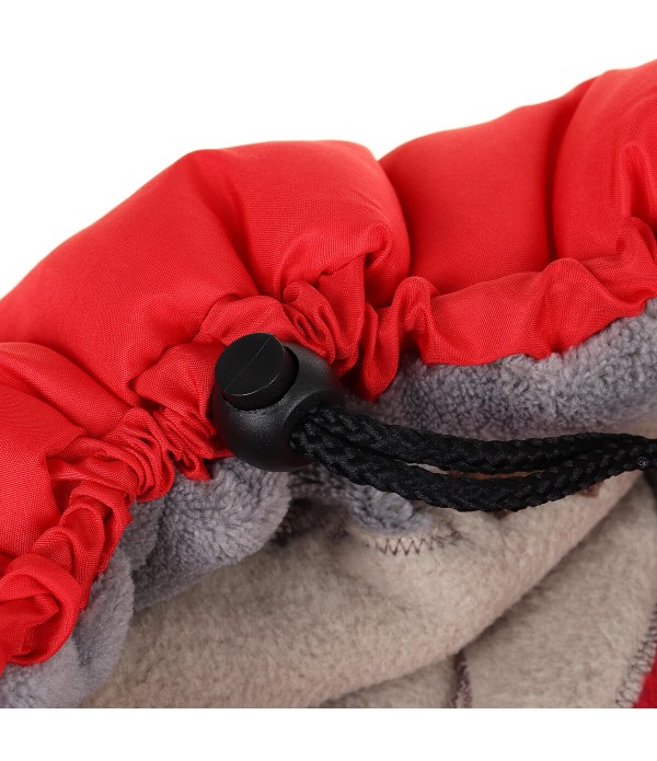 Baby Sleeping Bag Universal Baby Stroller Blanket Waterproof Baby Stroller Quilt Sleeping Bag Dual-purpose Blanket - Red