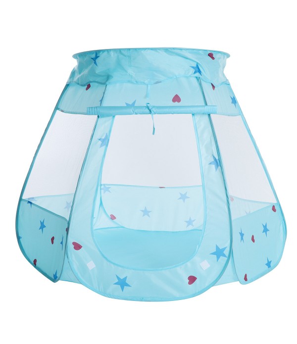 Kids Princess Play Tent House Castle Play Tent Girls Playhouse Indoor - Blue