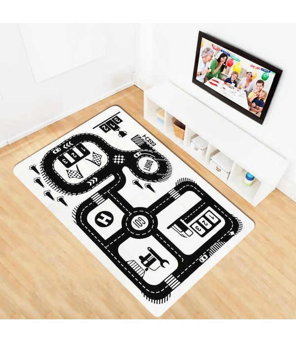 Children Kids Room Game Play Mat Baby Crawling Rug Carpet Cotton Floor Blankets - 1