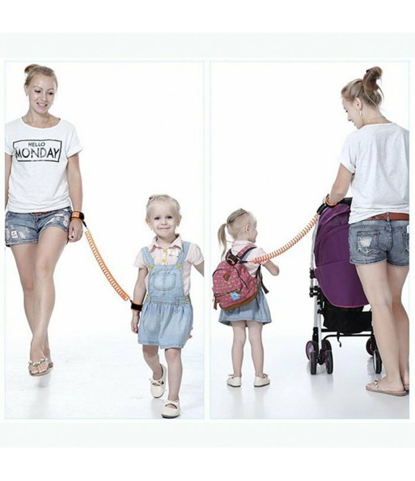 Baby Anti Lost Safety Wrist Link Toddler Safety Leash Strap Baby Kid Outdoor Anti-lost Walking Wristband