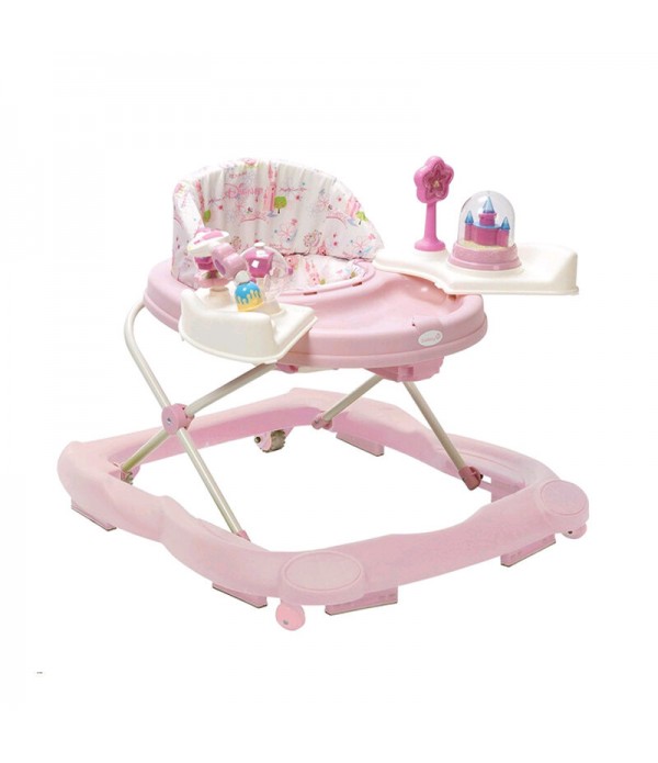 Fashion Portable Music and Lights Infant Baby Activity Walker -  Pink