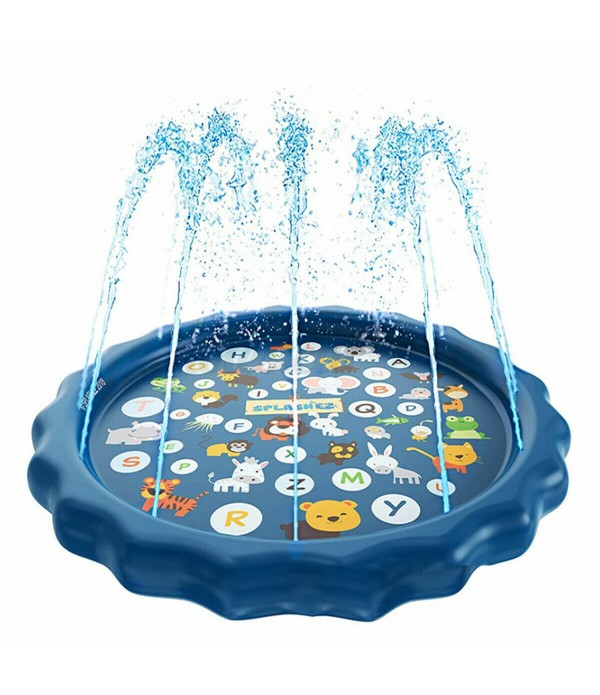 Sprinkle Play Mat Sprinkler Pad for Kids Sprinkler Pool for Children Outdoor Water Toys Learning Educational Wading Pool for Tod