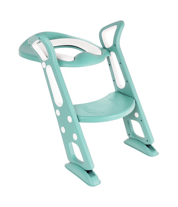 Kids Potty Training Seat with Step Stool Ladder For Infant Child Toddler Toilet Chair - blue