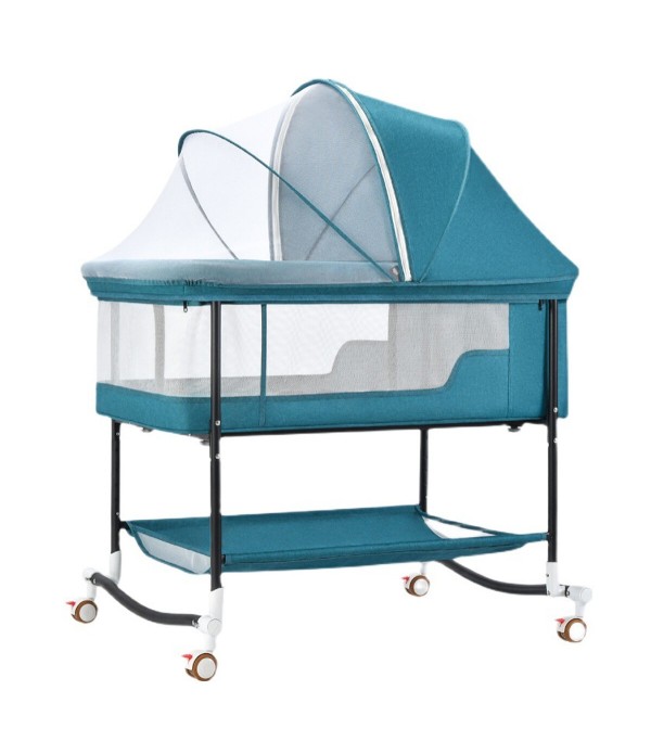 4-In-1 Infant Bedside Crib Portable Baby Sleeper A...