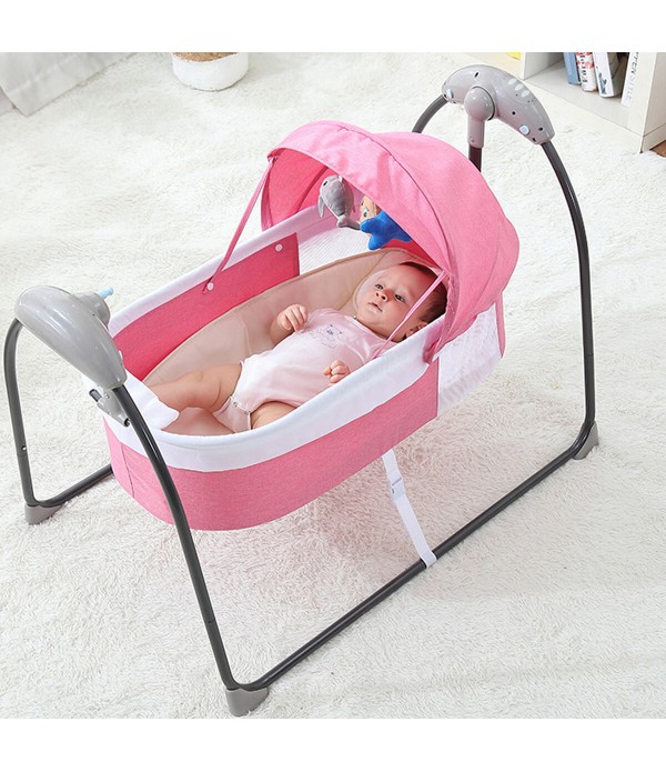 Multi-function Smart Electric Baby Cradle Bed Timi...