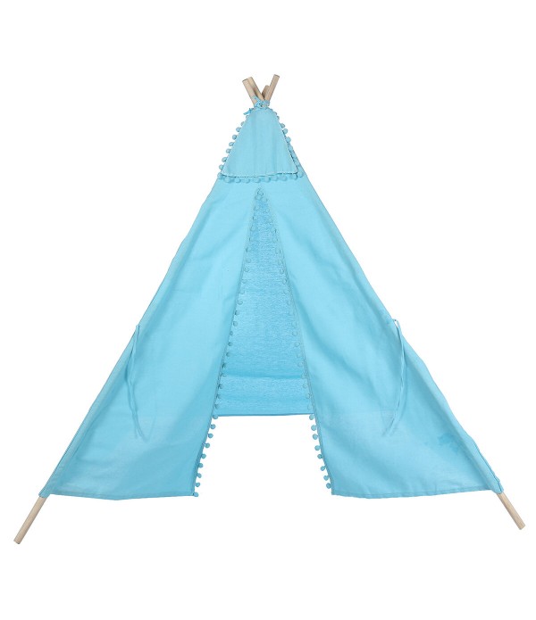 1.6m Kids Play Tent Cotton Teepee Wigwam Sleeping House Indoor Outdoor - Type F