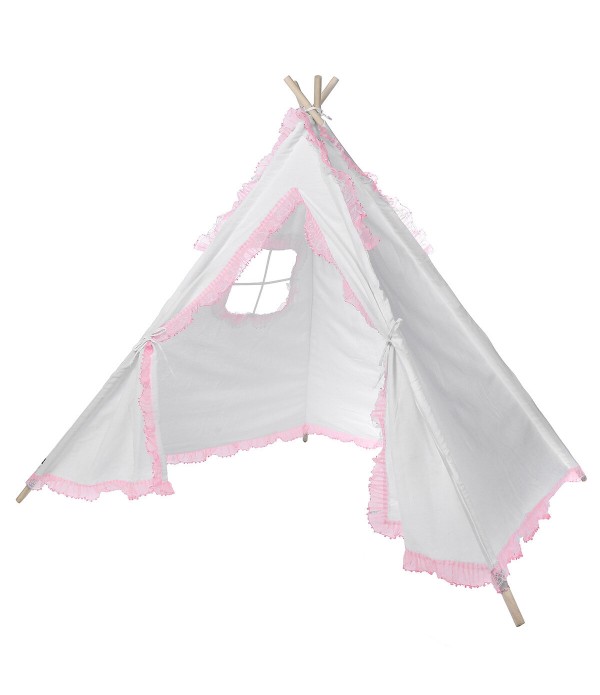 1.6m Kids Play Tent Cotton Teepee Wigwam Sleeping House Indoor Outdoor - Type F