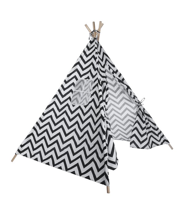 1.6m Kids Play Tent Cotton Teepee Wigwam Sleeping House Indoor Outdoor - Type F