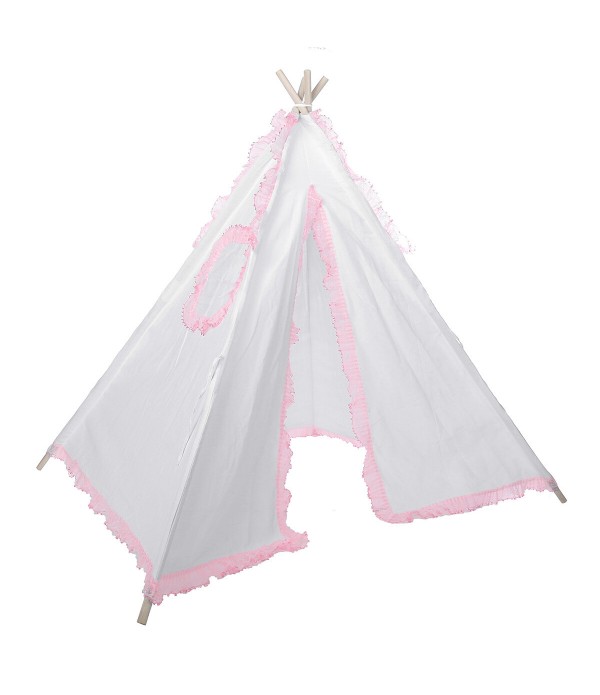 1.6m Kids Play Tent Cotton Teepee Wigwam Sleeping House Indoor Outdoor - Type F