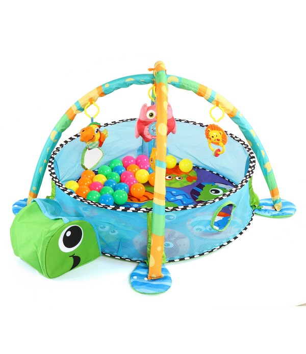 Cute Turtle Baby 3in1 Play Mat For Children Crawli...