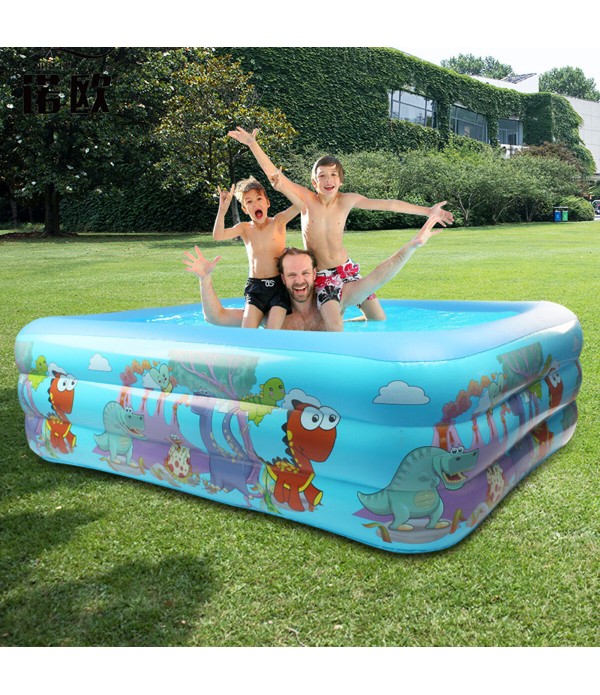 120/130/150cm Children Swimming Pool Bathing Tub Baby Toddler Paddling Inflatable Swimming Pool Kids - 120cm