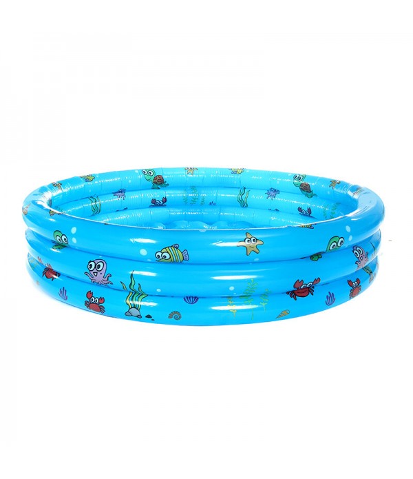 3Layer Summer Kids Swimming Pool Children Water Paddling Activity Inflatable Fun Playing Pool Children's Folding Tub Basin Baby 