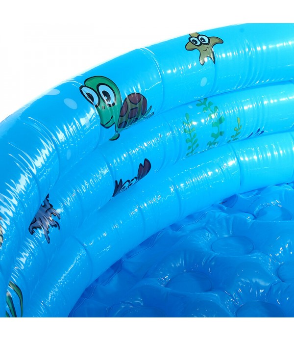 3Layer Summer Kids Swimming Pool Children Water Paddling Activity Inflatable Fun Playing Pool Children's Folding Tub Basin Baby 