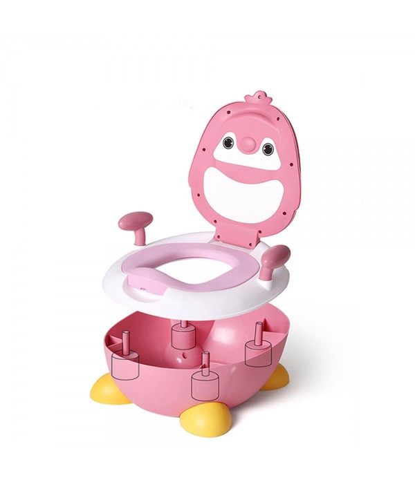 Children Potty Penguin Shape Spatterproof Urine Po...