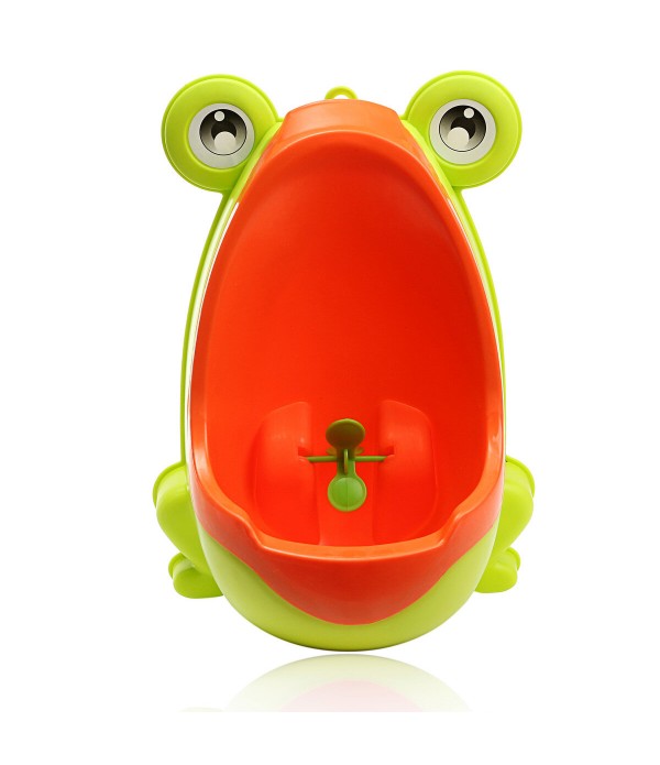 Fashion Frog Boy Baby Toilet Training Children Kids Potty Urinal Pee Trainer Urine Bathroom Accessories Home Decor - Coffee