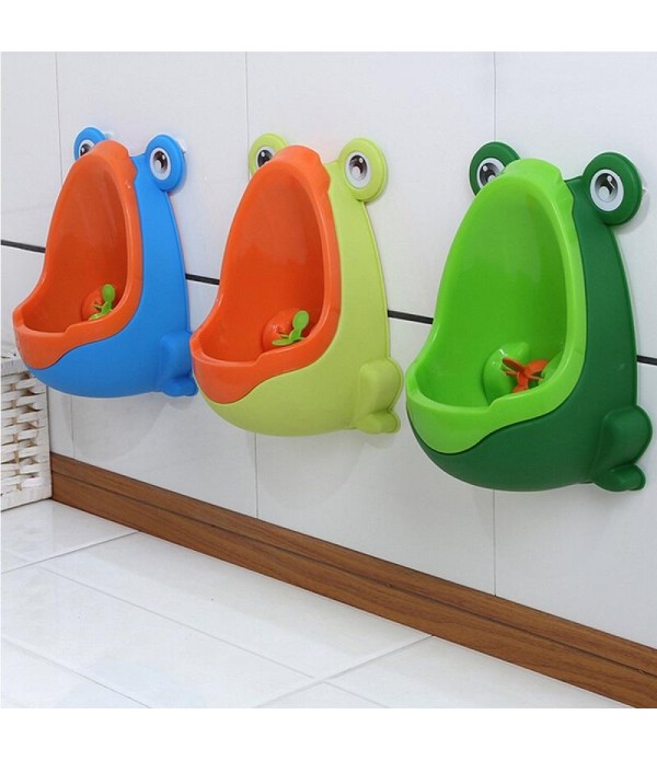 Fashion Frog Boy Baby Toilet Training Children Kids Potty Urinal Pee Trainer Urine Bathroom Accessories Home Decor - Coffee