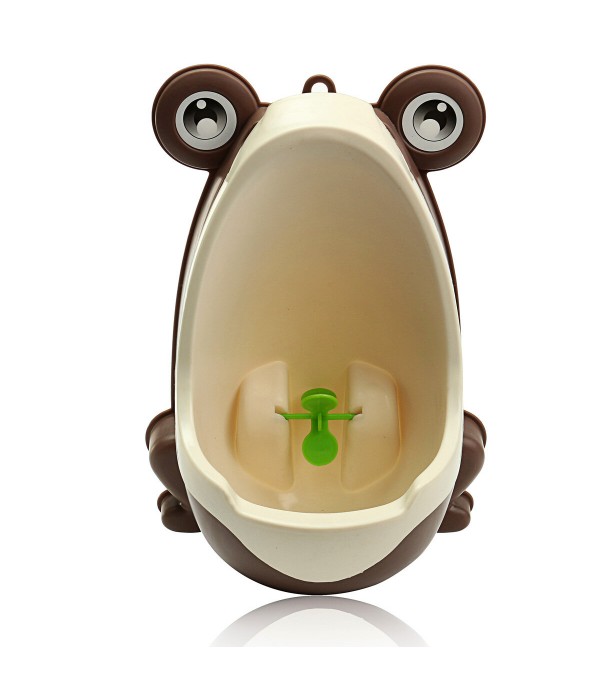 Fashion Frog Boy Baby Toilet Training Children Kids Potty Urinal Pee Trainer Urine Bathroom Accessories Home Decor - Coffee