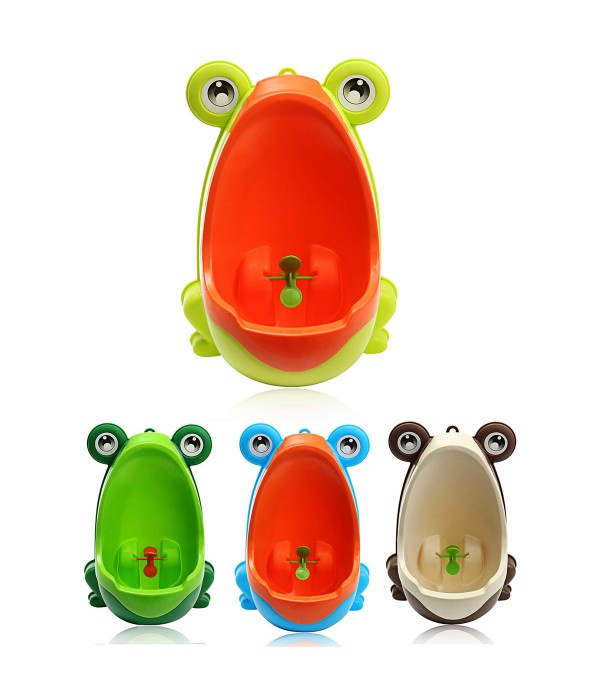 Fashion Frog Boy Baby Toilet Training Children Kids Potty Urinal Pee Trainer Urine Bathroom Accessories Home Decor - Coffee