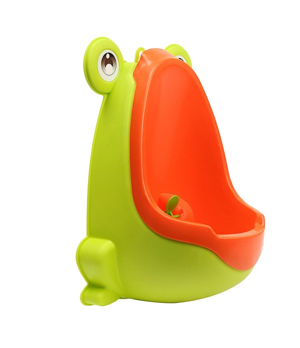 Fashion Frog Boy Baby Toilet Training Children Kids Potty Urinal Pee Trainer Urine Bathroom Accessories Home Decor - Coffee