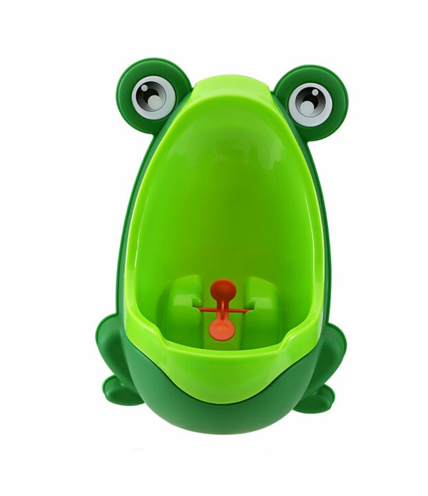 Fashion Frog Boy Baby Toilet Training Children Kids Potty Urinal Pee Trainer Urine Bathroom Accessories Home Decor - Coffee