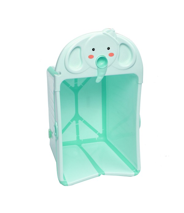 Kids Large Foldable Anti-slip Bath Tub Baby Long-term Temperature Locking Bucket - Green