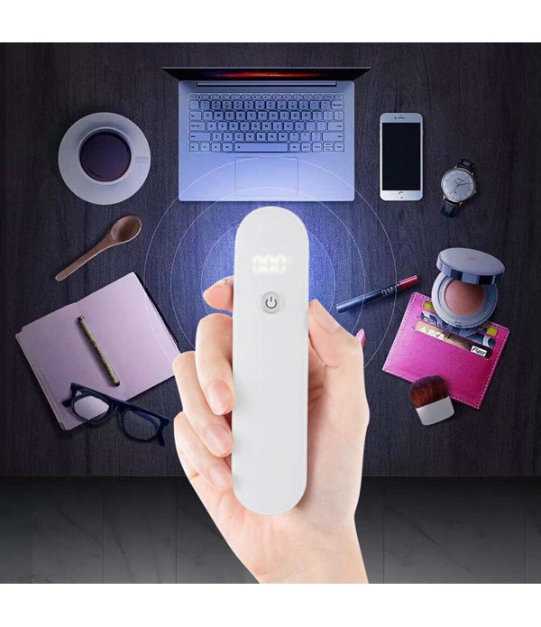 Household Portable Ultraviolet Light Phone Sterilizer USB Charging Toothbrush Mask Sterilizer Handheld Multifunction Germicidal 