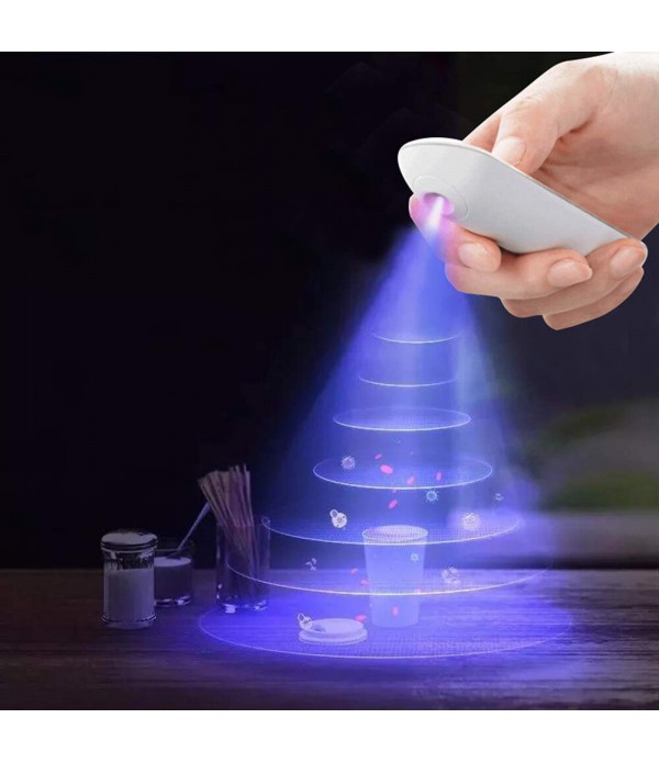 Household Portable Ultraviolet Light Phone Sterilizer USB Charging Toothbrush Mask Sterilizer Handheld Multifunction Germicidal 