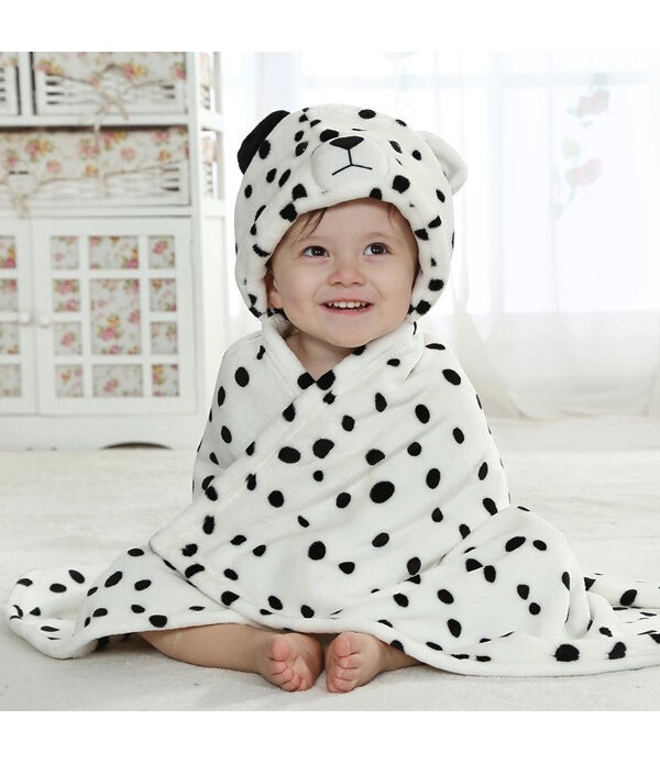 Cute Animal Cartoon Baby Infant Wrap Parisarc Soft Flannel Blanket Quilt Bathrobe - Bird