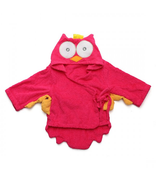 Baby Nighty Pajamas Kids Toddler Animal Cartoon Bathrobe Towel - #09