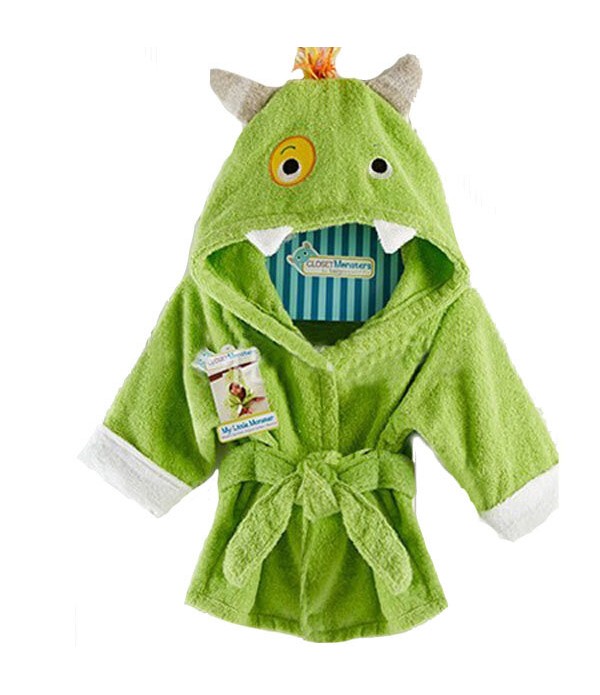 Baby Nighty Pajamas Kids Toddler Animal Cartoon Bathrobe Towel - #09