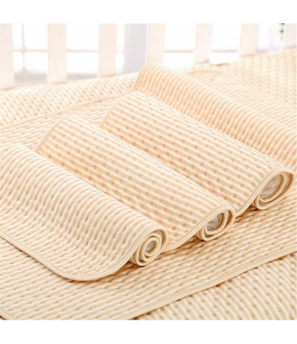 Washable Waterproof Incontinence Bed Pad Elderly Kids Mattress Protector Pad 4-layer Foldable Mat - 80*100cm