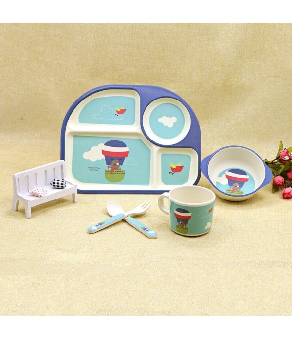 5Pcs/set Baby Learning Dishes Baby Fedding Dinner ...