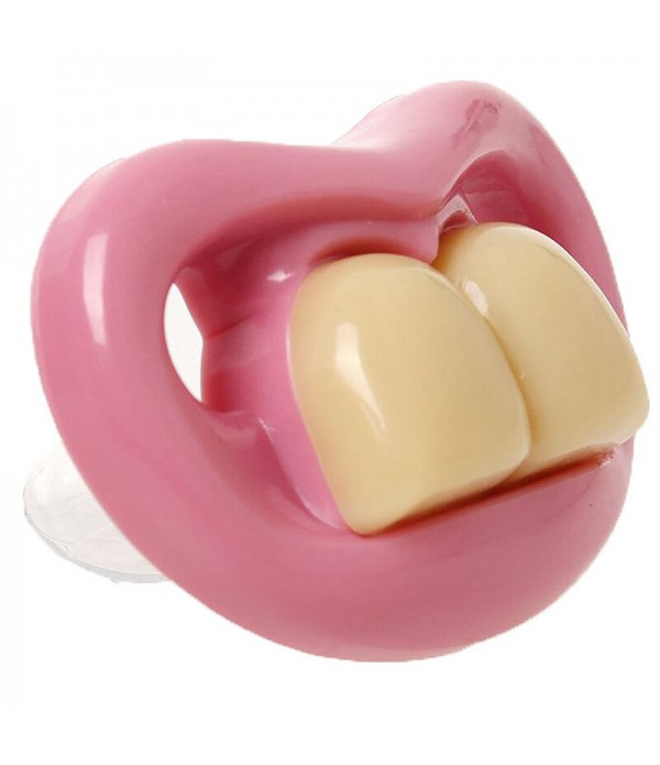 Big Tooth Funny Cute Baby Pacifier Big Tooth Baby ...