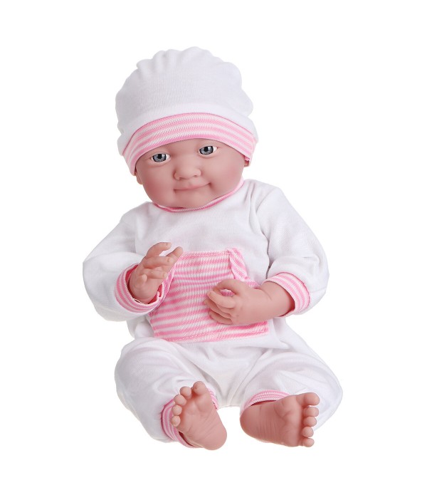 39x18cm Baby Dolls Handmade Design Cloth Body PVA Alive Babies Doll Toys for Kids Xmas Girls - B 5Pcs