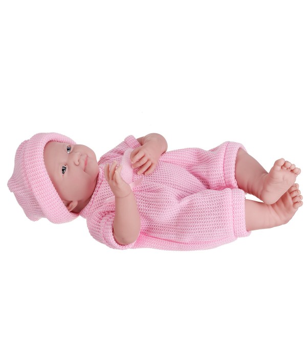 39x18cm Baby Dolls Handmade Design Cloth Body PVA Alive Babies Doll Toys for Kids Xmas Girls - B 5Pcs