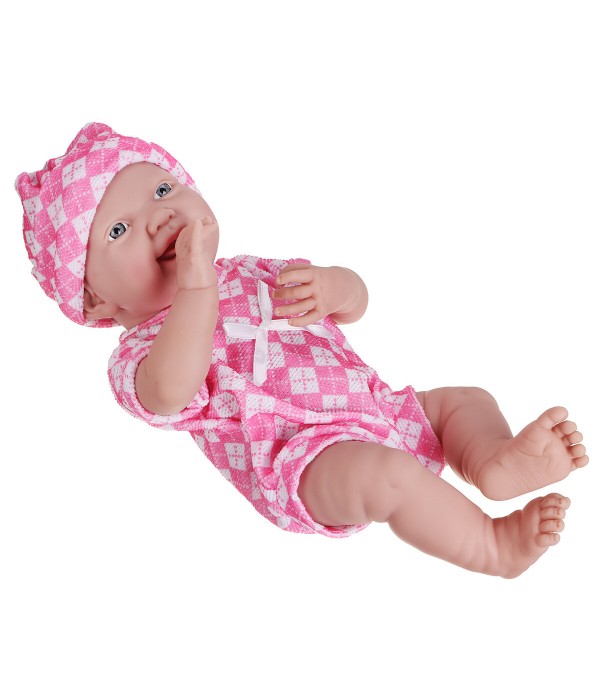 39x18cm Baby Dolls Handmade Design Cloth Body PVA Alive Babies Doll Toys for Kids Xmas Girls - B 5Pcs