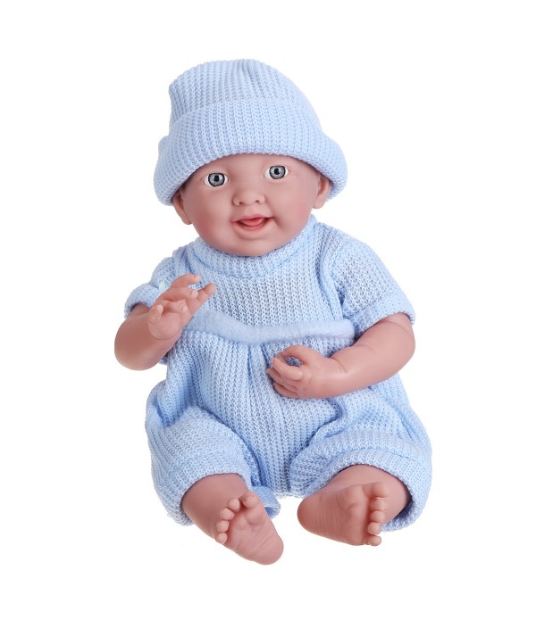 39x18cm Baby Dolls Handmade Design Cloth Body PVA Alive Babies Doll Toys for Kids Xmas Girls - B 5Pcs