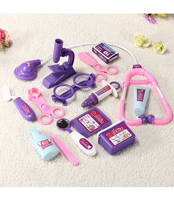 Baby Pretended Doctor Play Set Carry Case Kit Toys