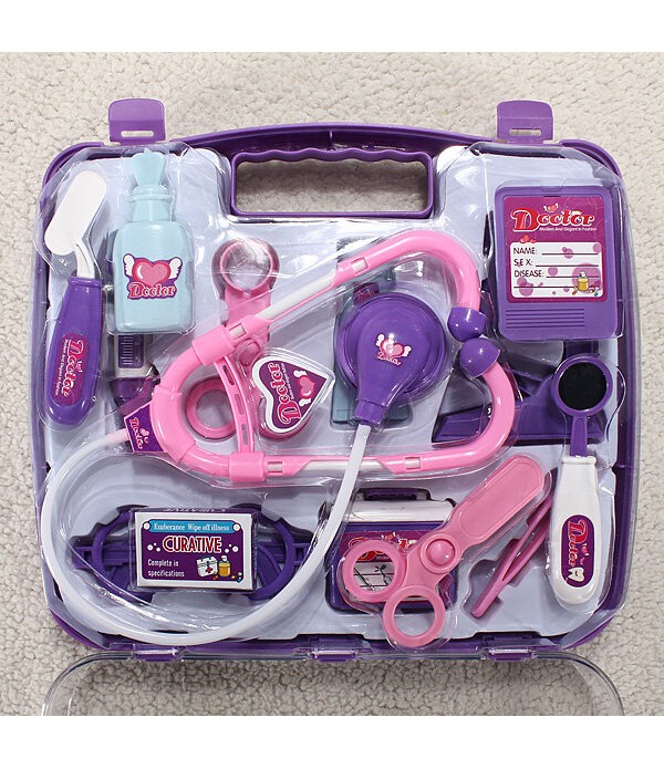 Baby Pretended Doctor Play Set Carry Case Kit Toys