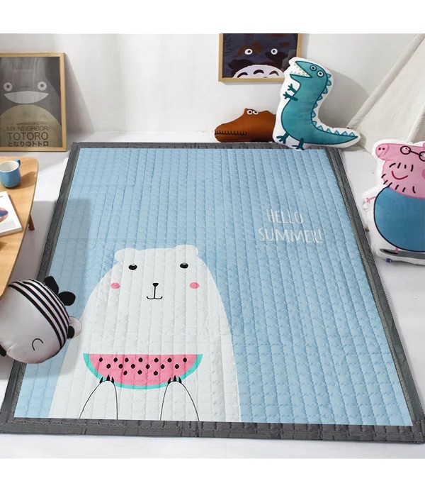 145*195CM Soft Cotton Baby Kid Game Activity Play Crawling Mat Carpet Non-Slip Floor Mat - #02