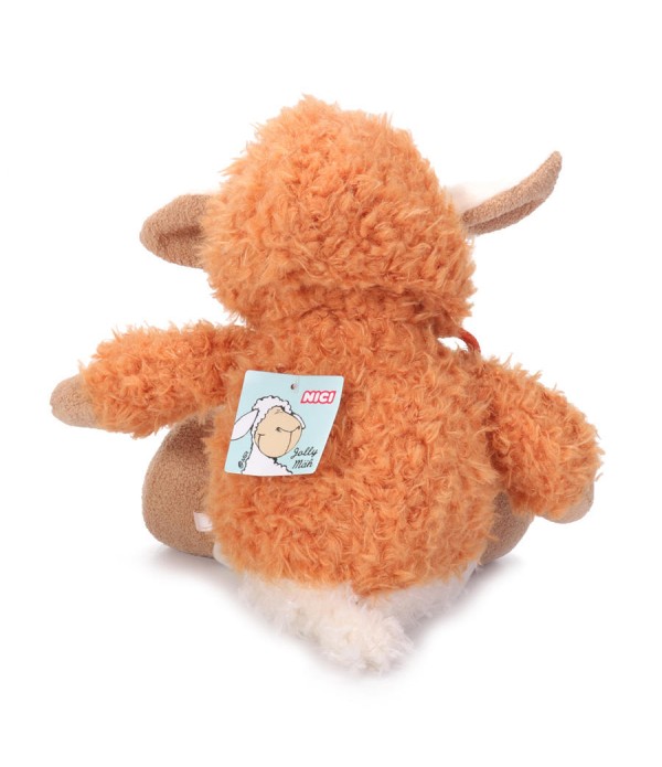 14 Inch Dolly Sheep Stuffed Animal Plush Toys Doll for Kids Baby Christmas Birthday Gifts - Orange