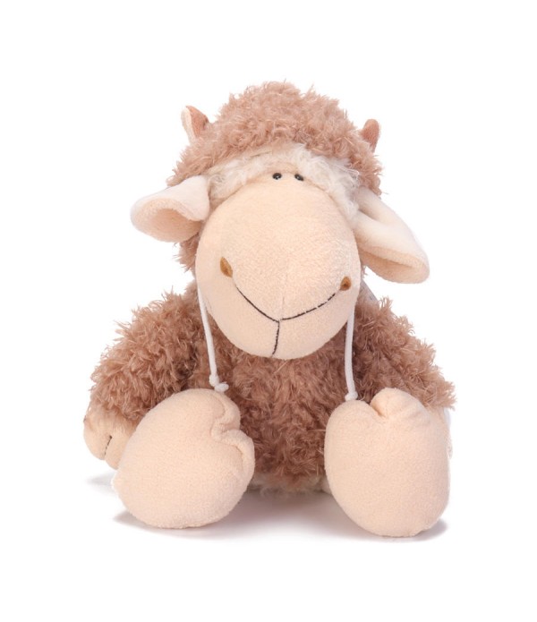 14 Inch Dolly Sheep Stuffed Animal Plush Toys Doll for Kids Baby Christmas Birthday Gifts - Orange