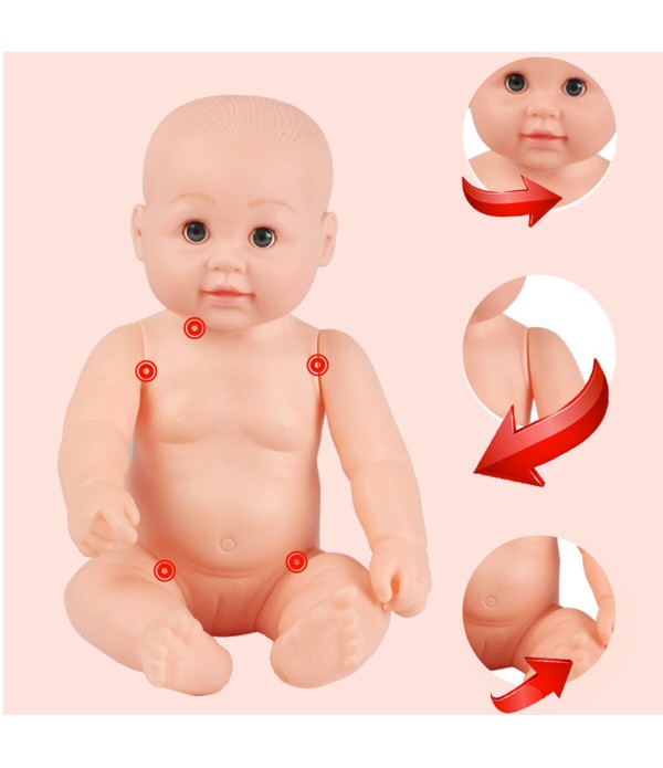 30CM Lifelike Newborn Doll Handmade Silicone Vinyl Reborn Newborn Dolls Toy Gift Reborn Baby Toy - 2